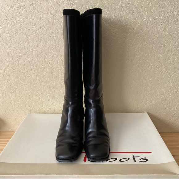 Talbots Becca Black Riding Boots - Picture 3 of 6